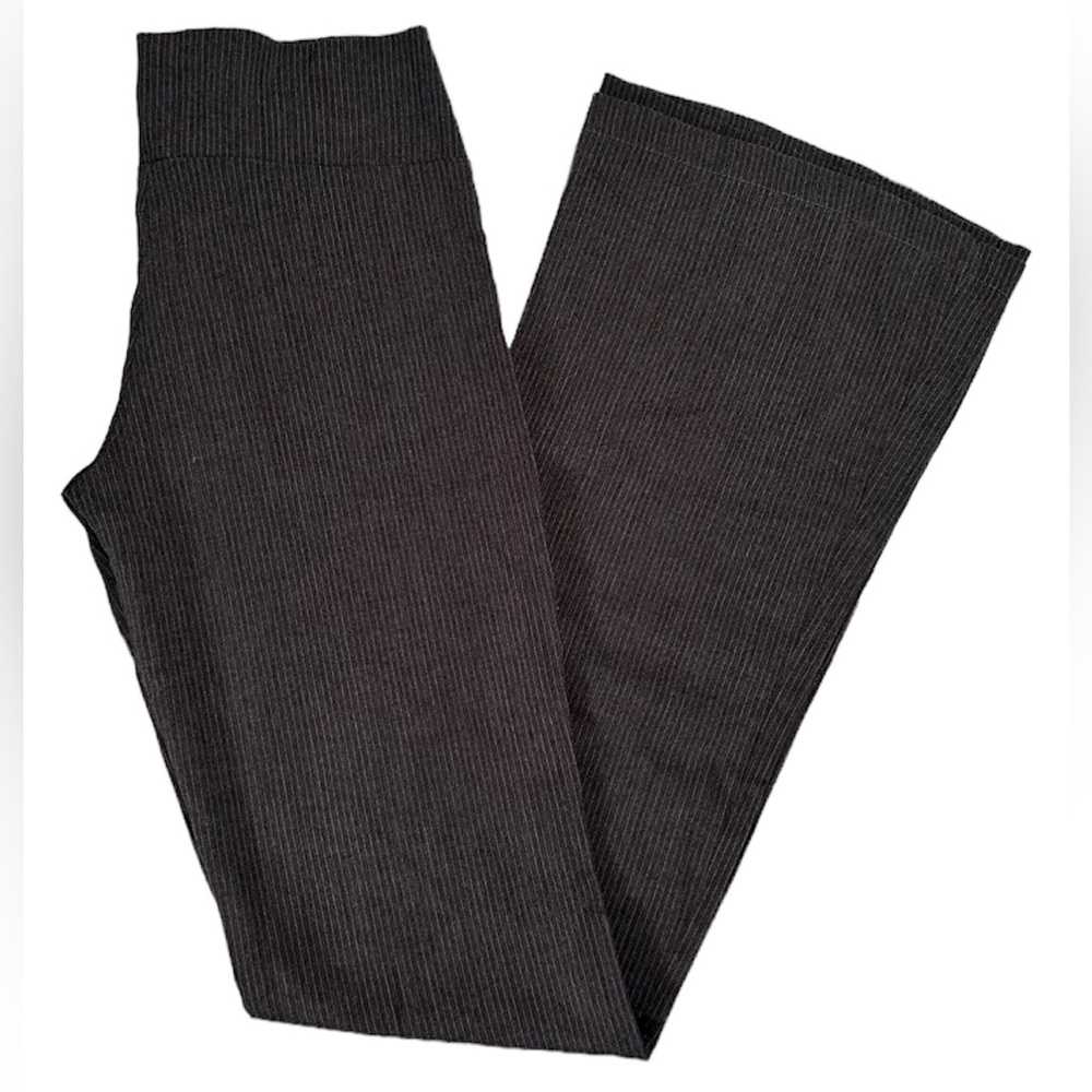 Lime Gray Pinstripe Dress Pants 3 Botton Closure Size 1